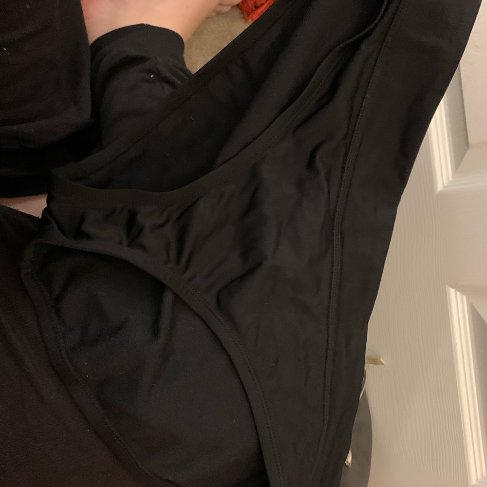 Black bikini bottoms